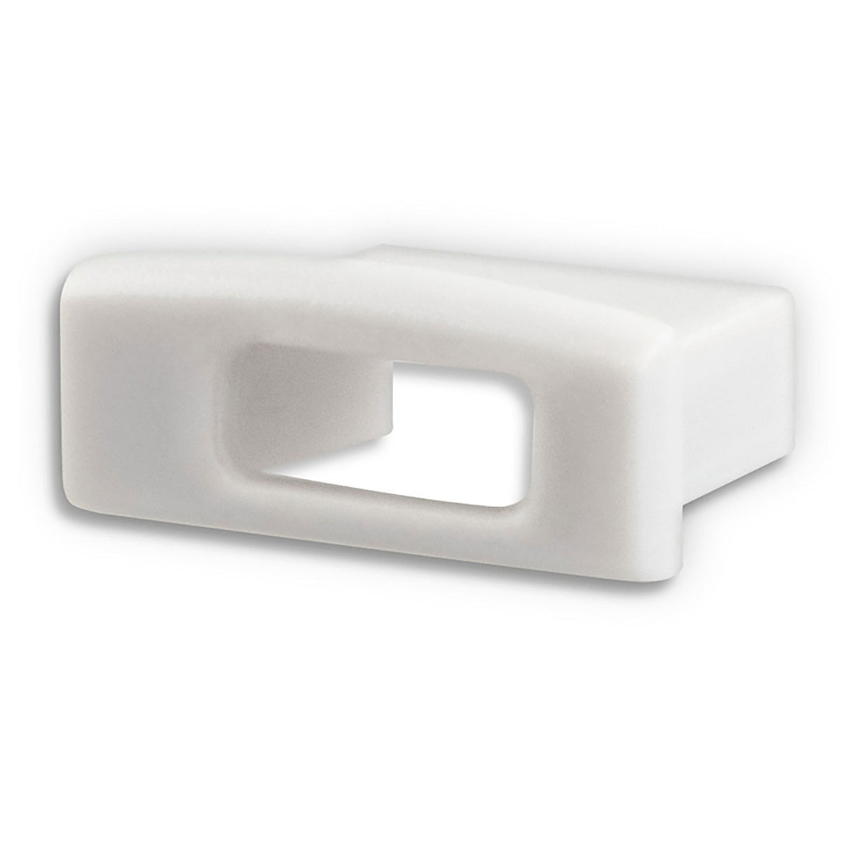 EC36 | Profielaccessoire | eindkap grijs voor SURF12 BORDERLESS FLAT + COVER3 | met kabeldoorvoer