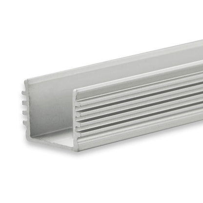 SURF12 BORDERLESS | Aluminium profiel | opbouw | geanodiseerd | 200cm