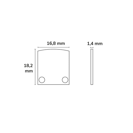 EC3 | Profielaccessoire | eindkap aluminium voor SURF12 FLAT + TUNNEL | 2 stuks