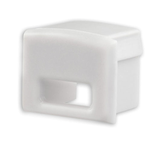 EC5 | Profielaccessoire | eindkap grijs voor SURF12 | met kabeldoorvoer | 1 stuk