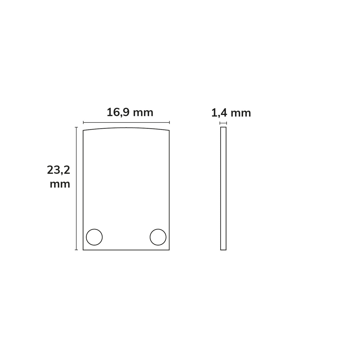 EC6 | Profielaccessoire | eindkap aluminium voor SURF12 + TUNNEL | 2 stuks