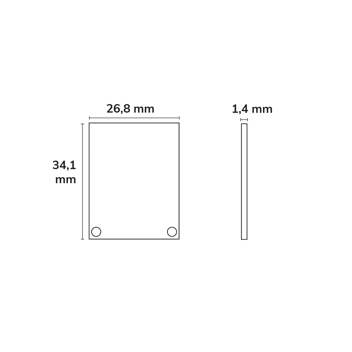 EC45 | Profielaccessoire | eindkap aluminium voor SURF/DIVE20 FLAT + COVER12 | 2 stuks