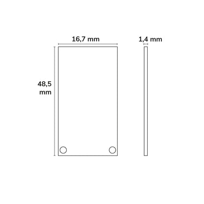 SURF20/DIVE20 | Profielaccessoire | Eindkap EC49 | aluminium | voor COVER12 | 2 stuks