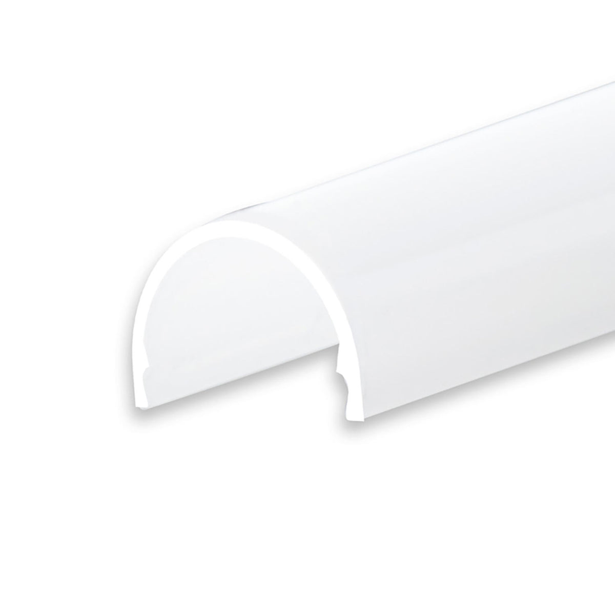 COVER5 | Profielaccessoire | Afdekking opaal gesatineerd | 200cm | voor SURF12 RAIL