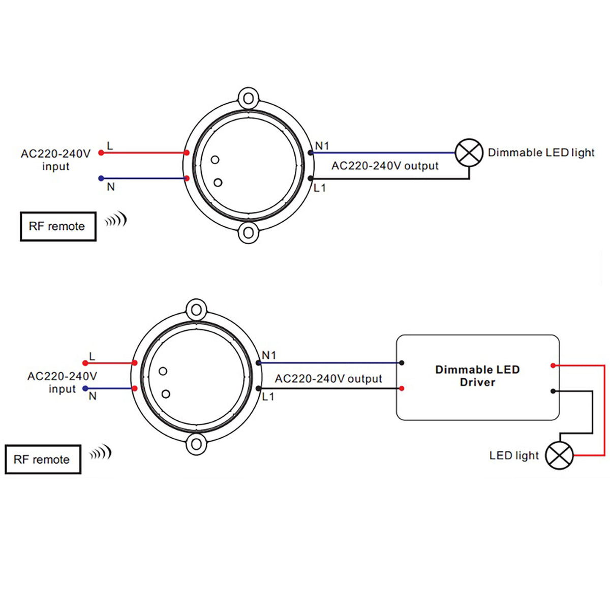 Sys-One | Dimmer | radio | 230V | 100VA