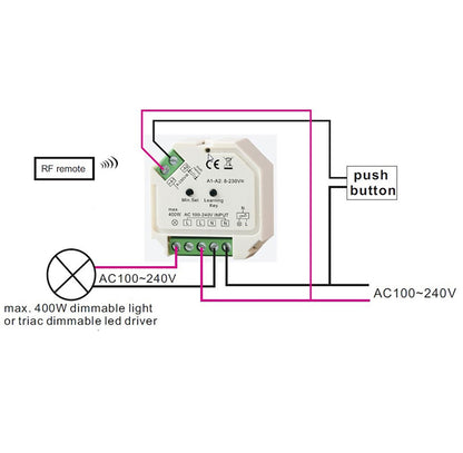 Sys-One | Dimmer | radio/drukknop | 230V | 200VA