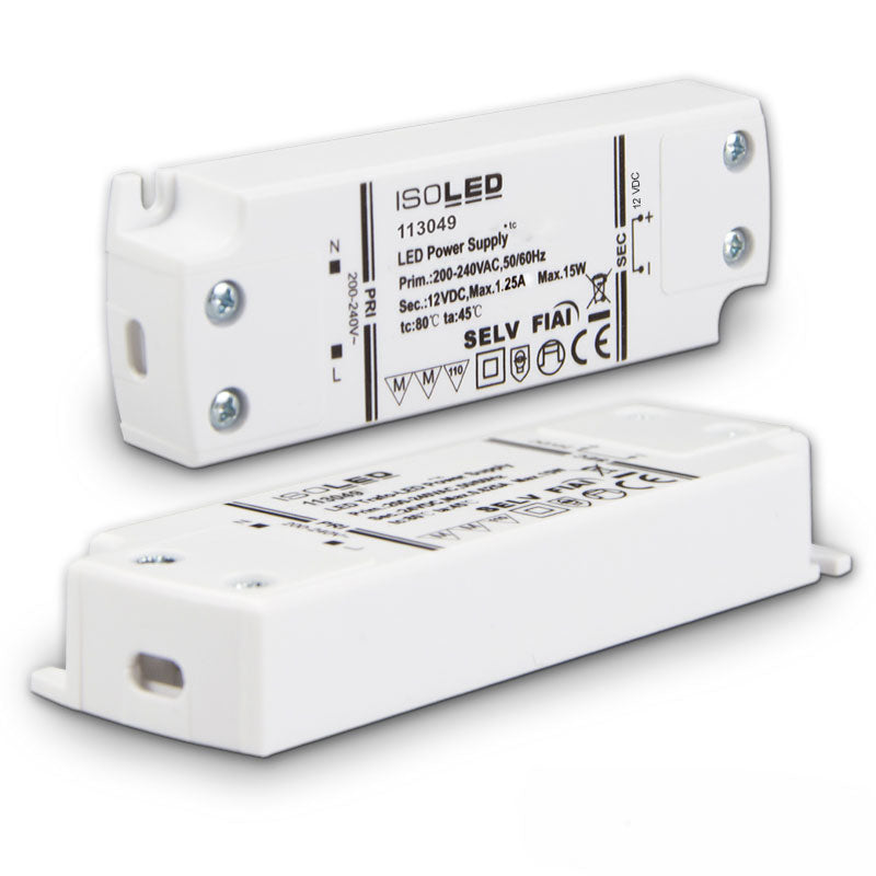 LED driver | 12V | 0-15W | ultravlak | smal