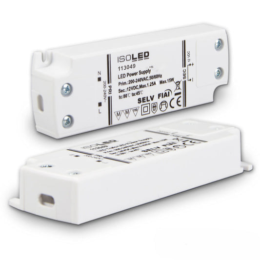 LED driver | 12V | 0-15W | ultravlak | smal