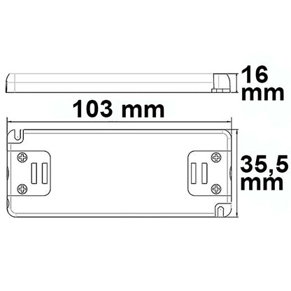 LED driver | 24V | 0-15W | ultravlak | smal