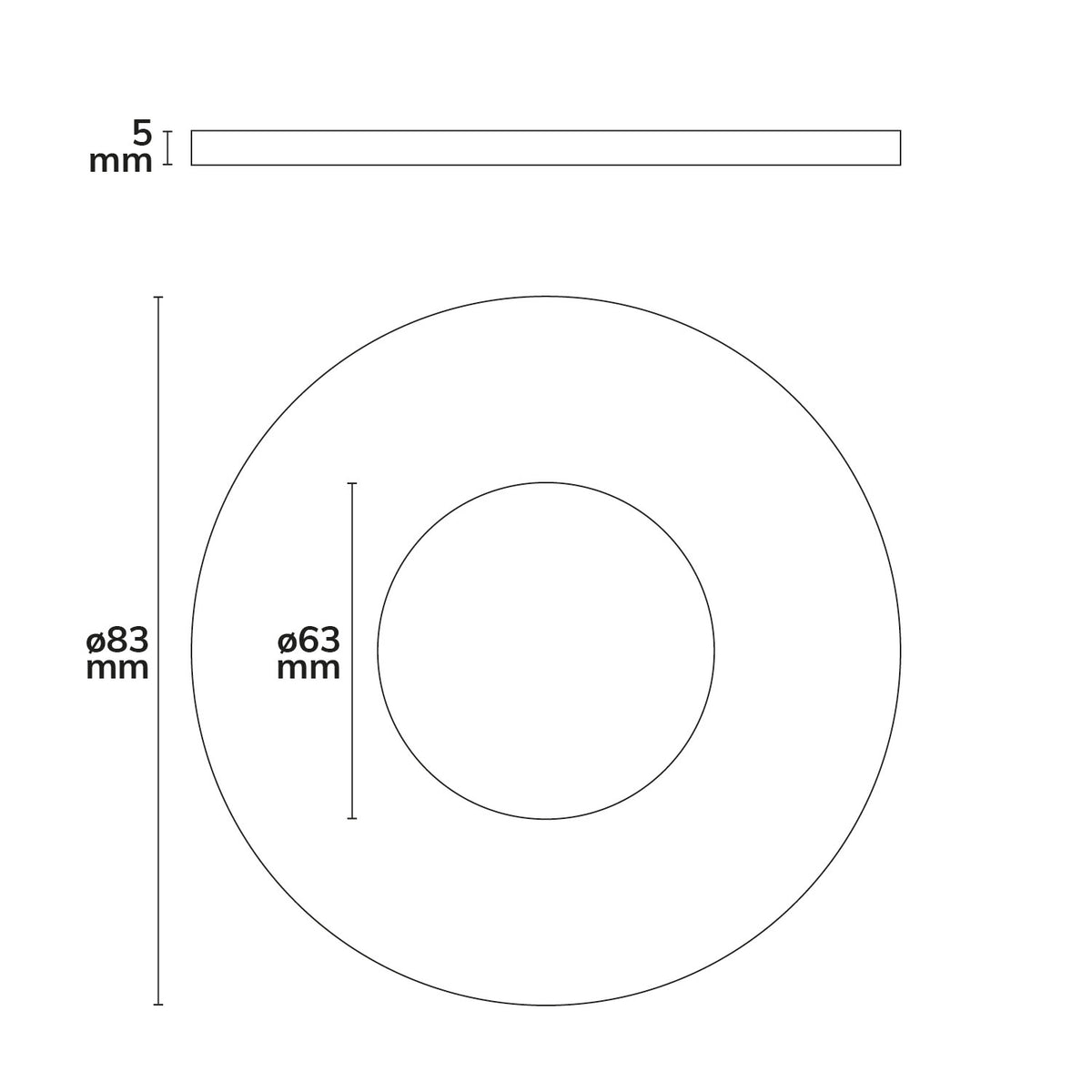 Sys-68 | Inbouwframe | afdekring | geborsteld nikkel