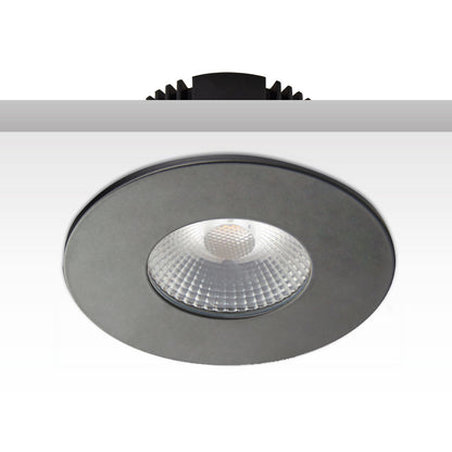 Sys-68 | Inbouwframe | afdekring rond | zwart mat