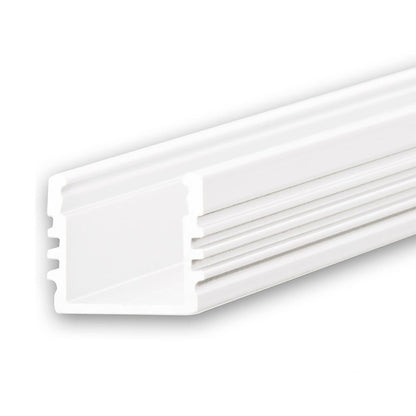 SURF12 | Aluminium profiel | opbouw | wit RAL9010 | 200cm