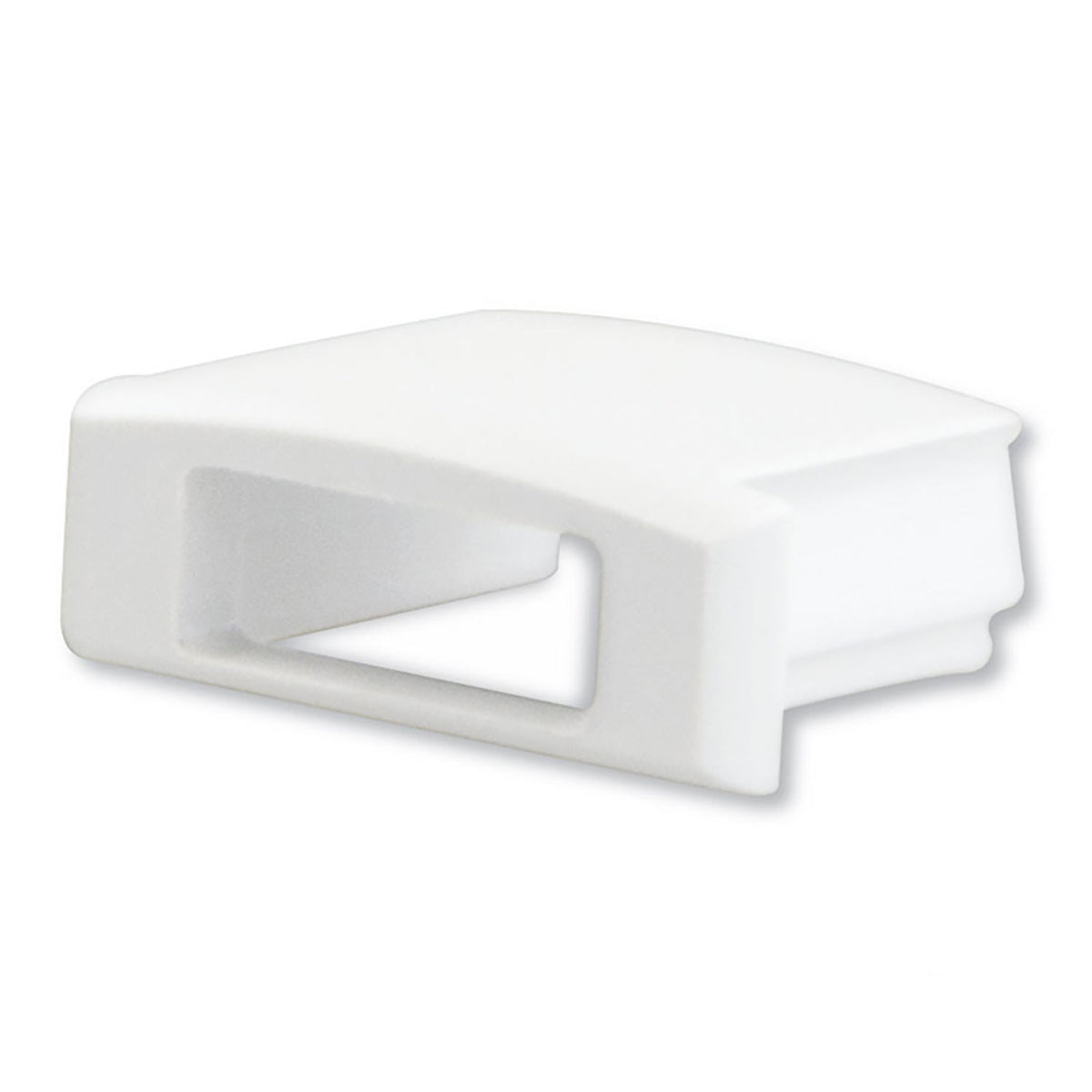 EC2W | Profielaccessoire | eindkap wit met kabeldoorvoer | voor SURF12 FLAT