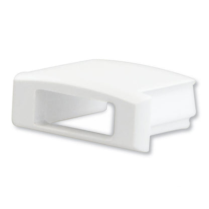 EC2W | Profielaccessoire | eindkap wit met kabeldoorvoer | voor SURF12 FLAT