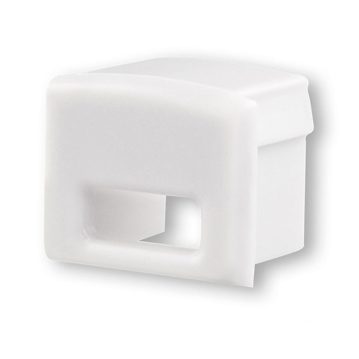 EC5W | Profielaccessoire | eindkap wit met kabeldoorvoer | voor SURF12
