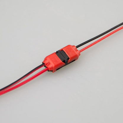 Connector | snelklem kabel | recht | 2-polig