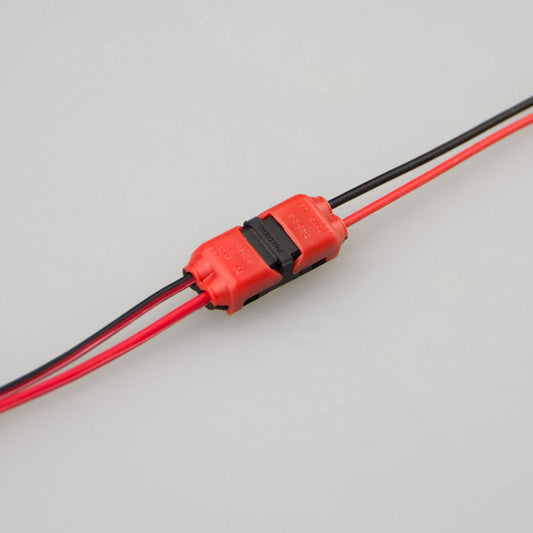 Connector | snelklem kabel | recht | 2-polig