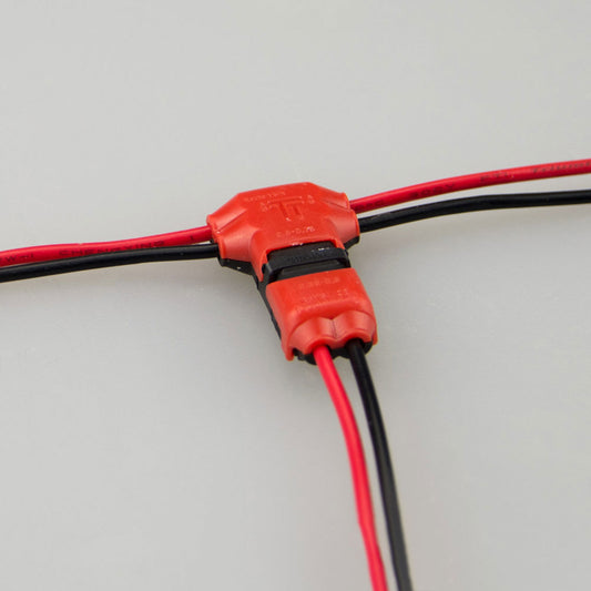 Connector | snelklem kabel | T-vorm | 2-polig