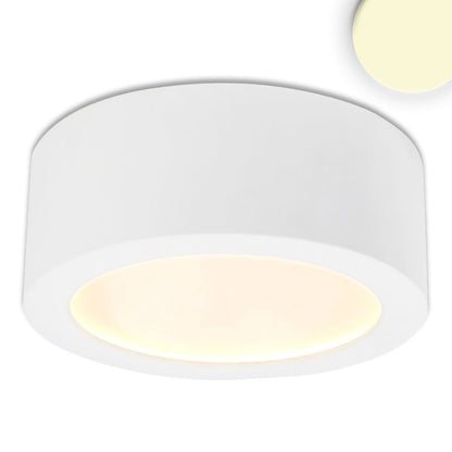 LUNA | Plafondlamp | opbouw rond | DN173 | indirect licht | 18W | warm wit | dimbaar | wit