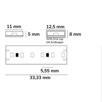 Linear11 CRI927 | LED-strip | 5m | 2700K | 6W/m | 24V | IP54