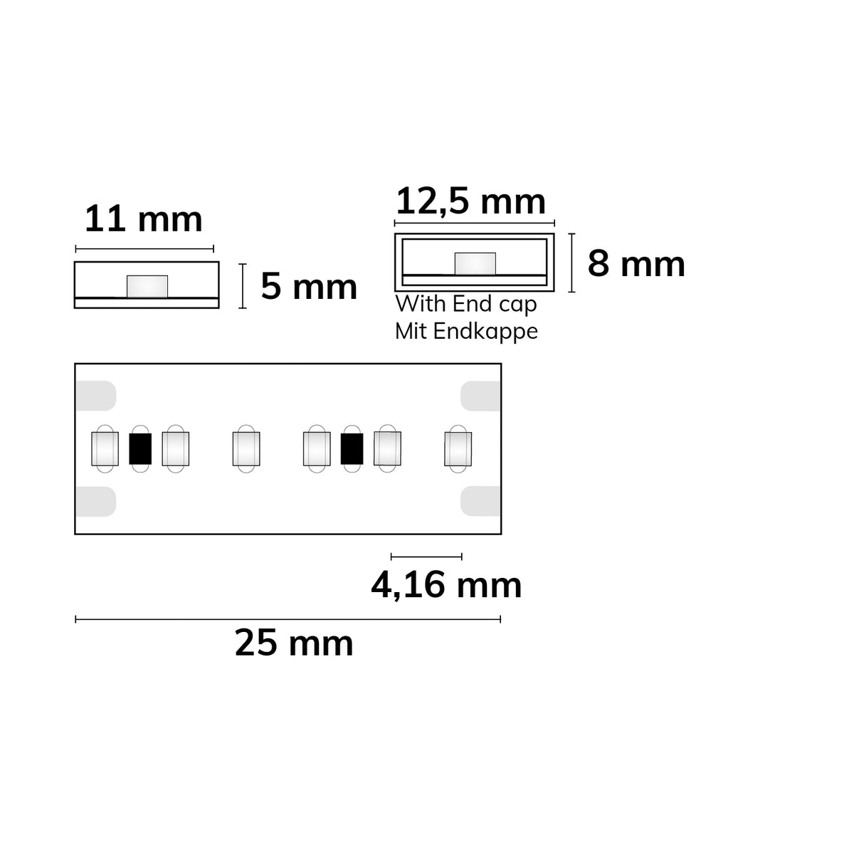 Linear11 CRI927 | LED-strip | 5m | 2700K | 10W/m | 24V | IP54
