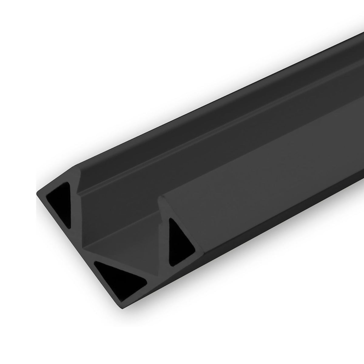 CORNER11 | Aluminium profiel hoek | zwart RAL 9005 | 200cm