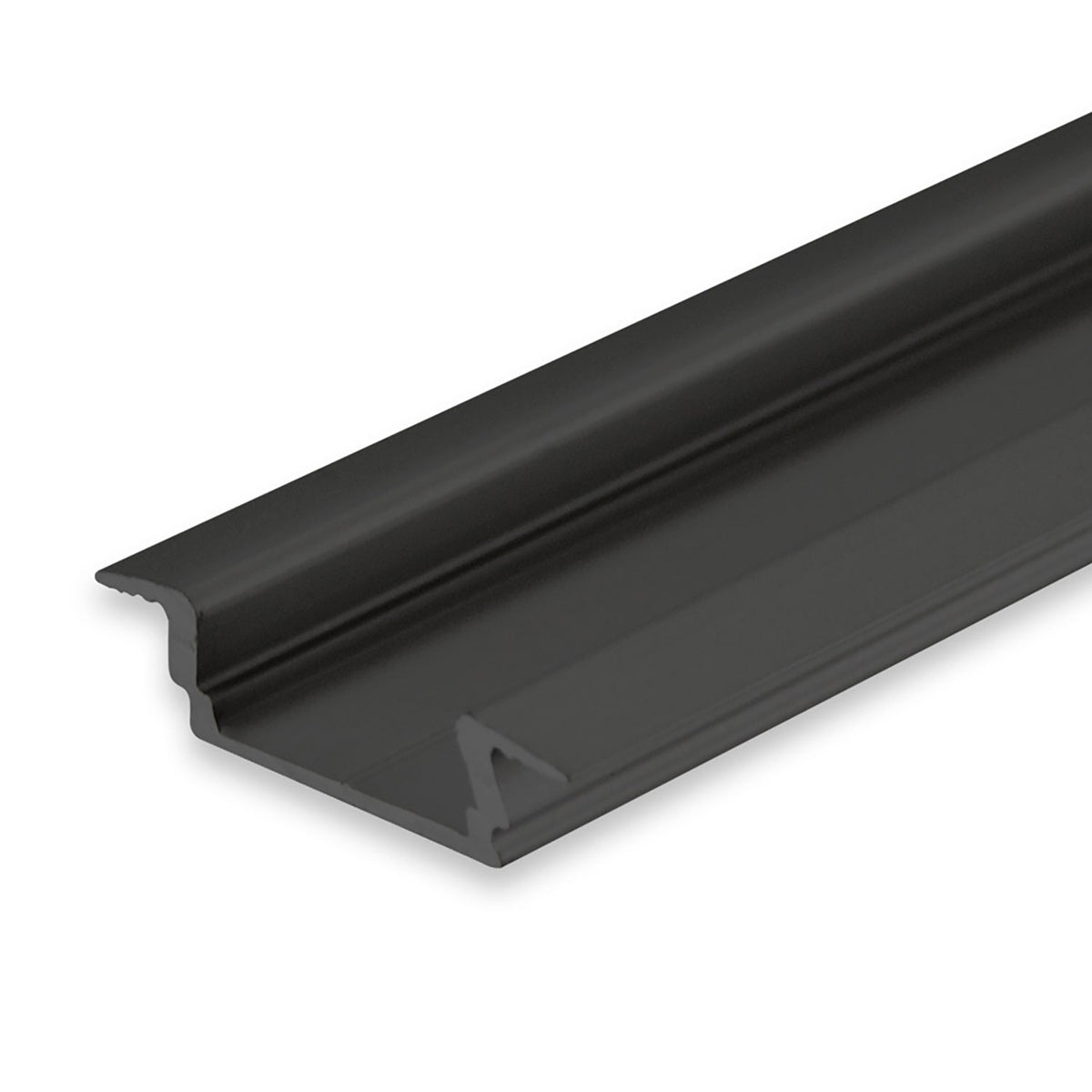 DIVE12 FLAT | Aluminium profiel | inbouw | zwart RAL9005 | 300cm