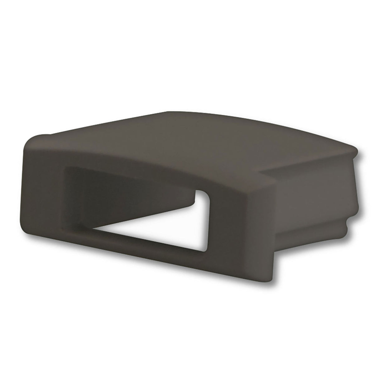 EC2B | Profielaccessoire | eindkap zwart met kabeldoorvoer | voor SURF12 FLAT
