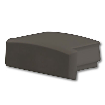 EC1B | Profielaccessoire | eindkap zwart | voor SURF12 FLAT