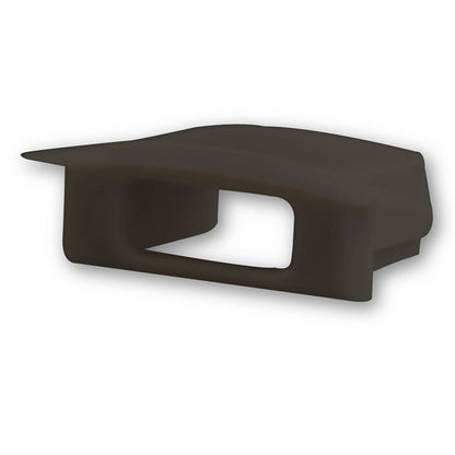 EC26B | Profielaccessoire | eindkap zwart met kabeldoorvoer | voor DIVE12 FLAT