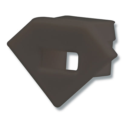 EC42B | Profielaccessoire | eindkap zwart met kabeldoorvoer | voor CORNER11