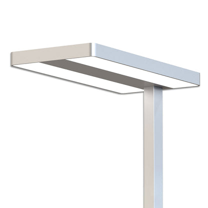 Office Pro | Vloerlamp | Up&Down | 40W+40W | UGR<19 | neutraal wit | zilver