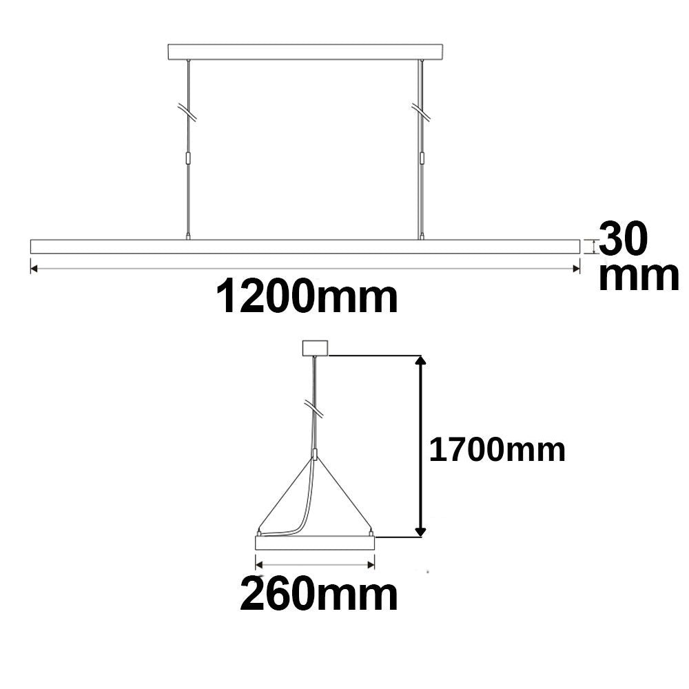 Office Pro | Hanglamp | Up&Down | 4000K | 20W+40W | UGR<19 | 1-10V dimbaar | zilver