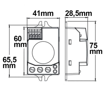 Sensor | HF bewegingsmelder met luxsensor | 230V | 300VA
