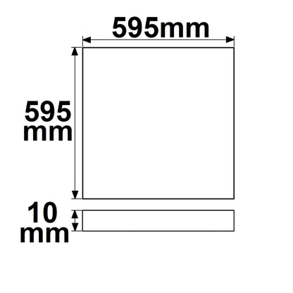 Professional Line 600 | LED Paneel | 60x60cm | UGR<19 | KNX dimbaar | 36W | 4000K