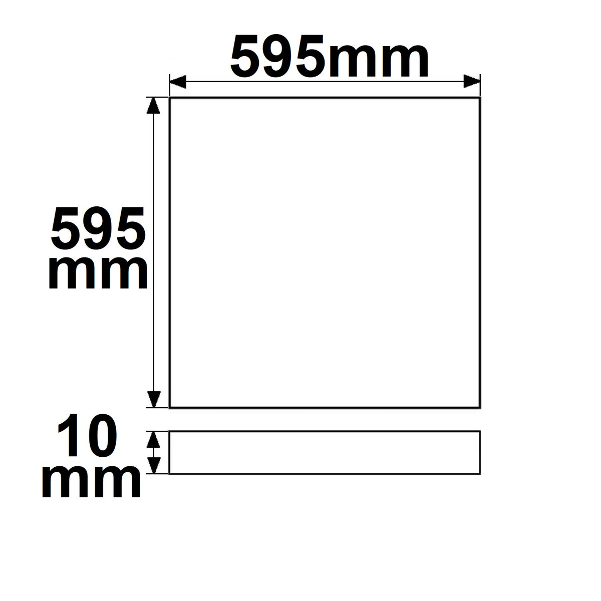 Business Line 600 | LED Paneel | 60x60cm | UGR<19 | KNX dimbaar | 36W