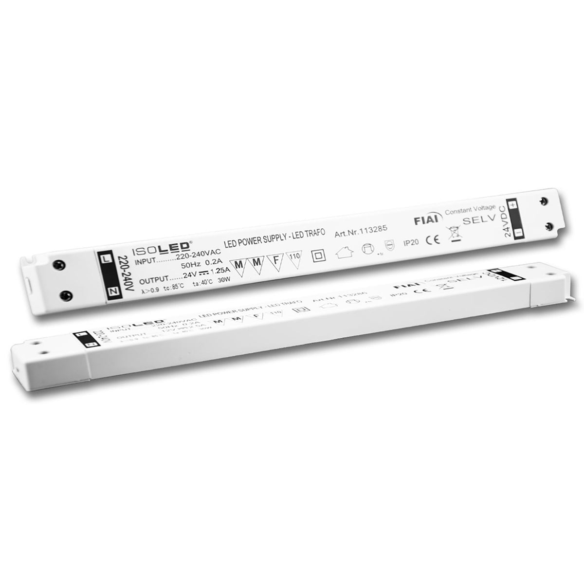 LED driver | 24V | 0-30W | SELV | ultraplat | ultrasmal