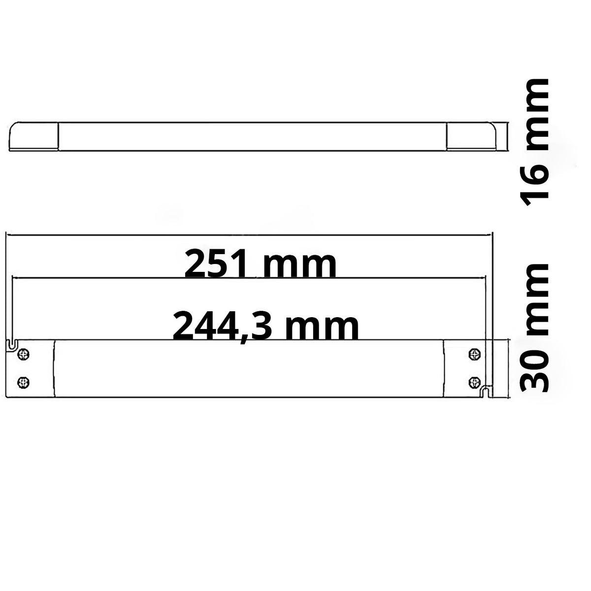 LED driver | 24V | 0-30W | SELV | ultraplat | ultrasmal