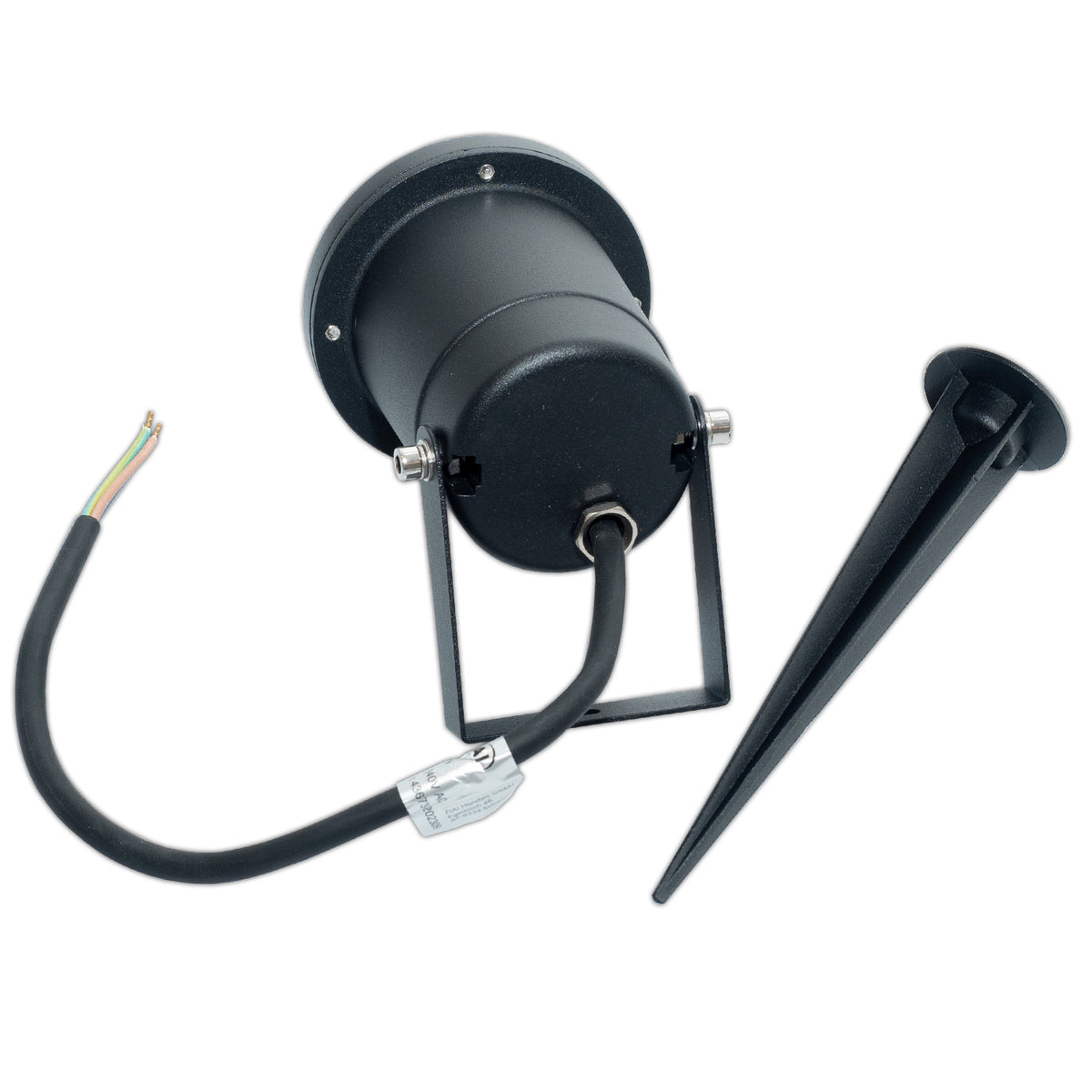 Breedstraler | prikspot | GU10 | IP65 | met grondpen | exclusief lichtbron | zwart