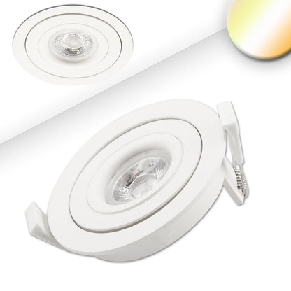 SUNSET | Inbouwspot | variabele inbouwdiepte | dim-to-warm | 9W | 2000-2800K | 45° | wit