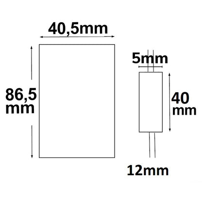 Dimmer | Mini radio PWM dimmer | 1 kanaal | 12-24V | 3A