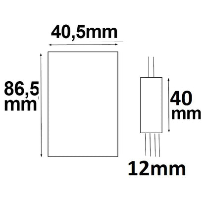 Controller | Mini RGB radio controller | 3 kanalen | 12-24V | 3x2A