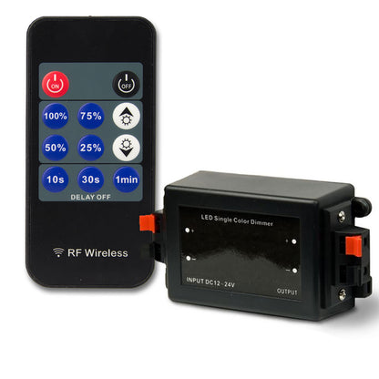 Dimmer | radio PWM | 1-kanaals | 12-24V | 8A | volgbesturing