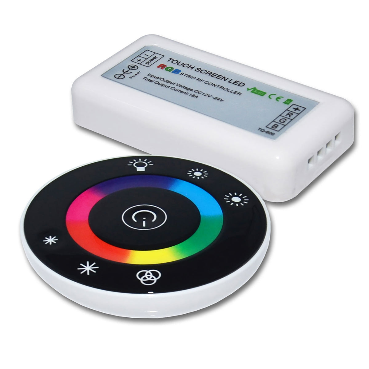 Controller | RGB touch | rond | radio | 12-24V | 3x4A