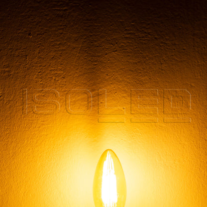 Vintage Line | LED-lamp | E14 kaars | ultrawarm wit | dimbaar | 4W