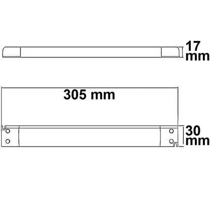 LED driver | 12V | 0-60W | ultravlak | smal