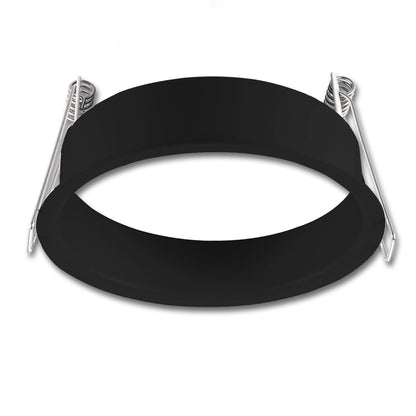 Sys-68 | Inbouwframe | verzonken verlengring rond | zwart mat