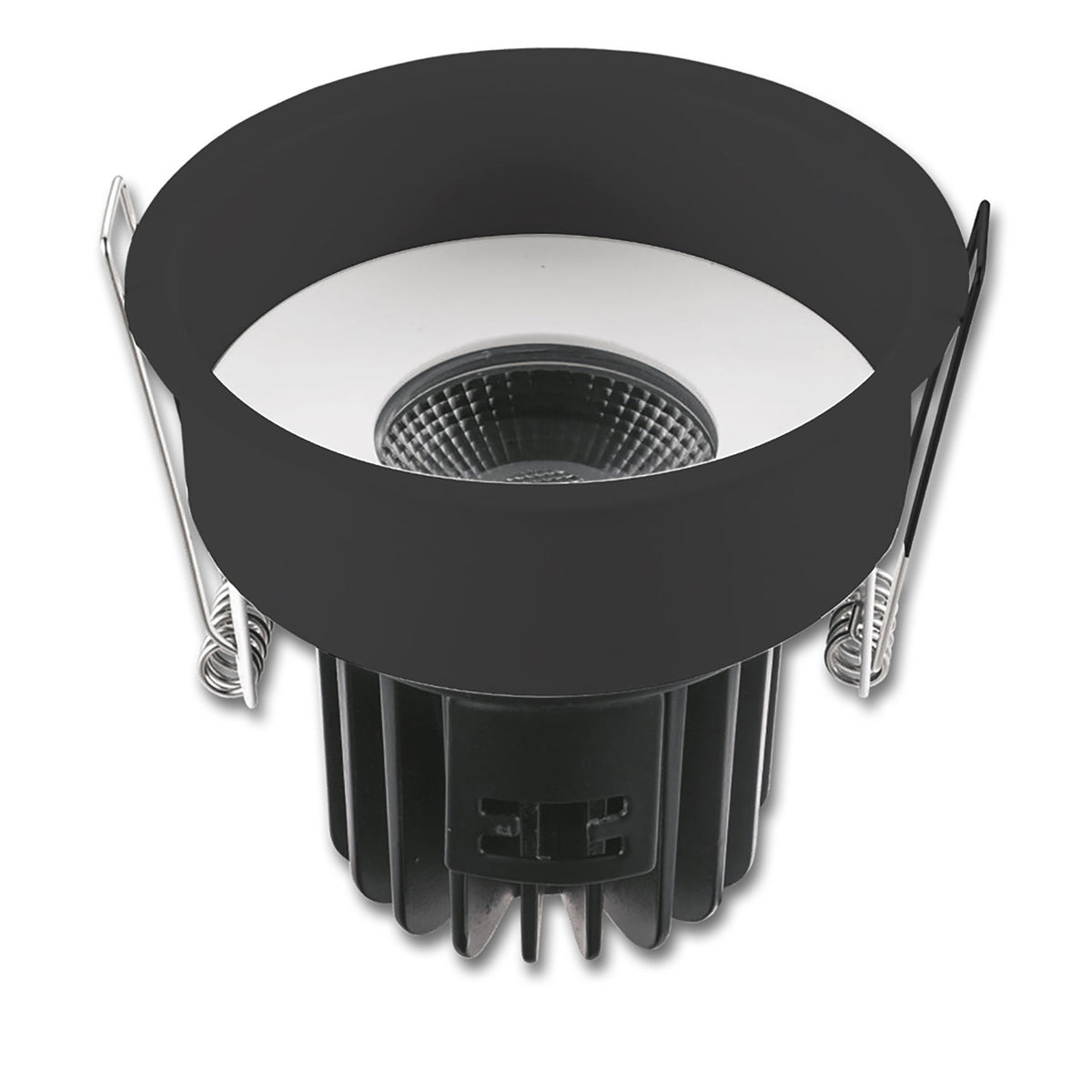Sys-68 | Inbouwframe | verzonken verlengring rond | zwart mat