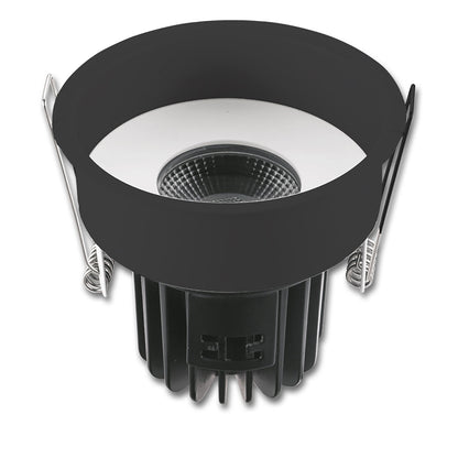 Sys-68 | Inbouwframe | verzonken verlengring rond | zwart mat