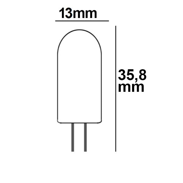 G4 | LED-lamp | 48SMD | ingegoten | 2W